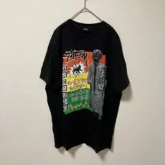 オールドステューシー　STUSSY グラフィックTシャツ L ラスタカラー