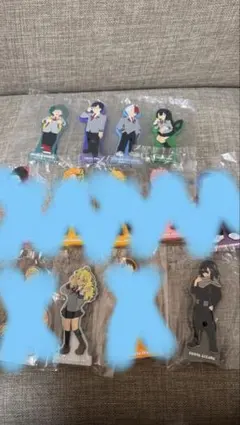 ヒロアカ　一番くじ　ラバースタンド 6個セット