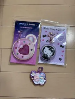 サンリオ　ミラー　アクキー　セット　キティ　マイメロ　おまけ付き