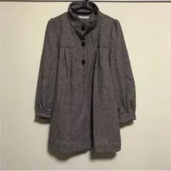 SALE◆★【美品】チェック柄　ロングコート