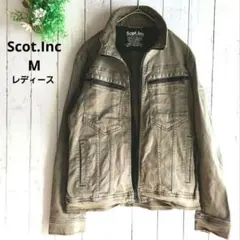 【スコット.インク Scot.lnc】Mワークウエアストレッチデニムジャケット