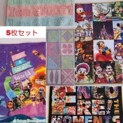 東京ディズニーランド タオルハンカチ 5枚セット