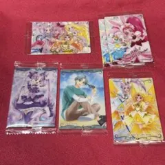 プリキュア カードウエハース　5種6枚セット