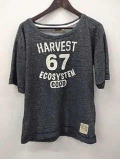 (12) HEART MARKET ロゴプリント 半袖Tシャツ グレーのサムネイル