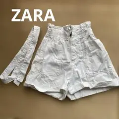 ZARA ホワイト ショートパンツ EUR34