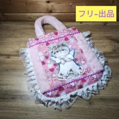 コヤンイサムチョンクリスマスルミ　ボア生地 ふわふわト–トバッグレ−ス付き