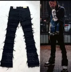 IFEELLUCKY】 Denim Bootscut pants - メルカリ