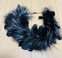 インディビ　INDIVIファー　チョーカー　つけ襟