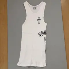 本物 クロムハーツ タンクトップ ノースリーブ リブ オールド 初期