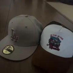 NEW ERA LA キャップ & メッシュキャップ 2点セット