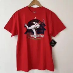 【タグ付き未使用品】大谷翔平 ANGELS17 エンゼルス Tシャツ Lサイズ エンゼルス#17大谷翔平選手の新AロゴデザインTシャツの予約開始