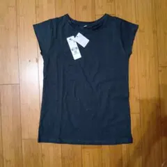coca カットオフ　フレンチスリーブ Tシャツ チャコール S