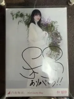 乃木フェス 直筆サイン入りオリジナルブック型ポーチ 林瑠奈 - メルカリ