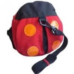 子供、幼児向けてんとう虫リュック♪迷子防止リード付き☆