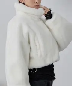 【nui nullu】2WAYショートファージャケット