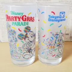 東京ディズニーランド　パーティグラパレード限定グラス2個セット