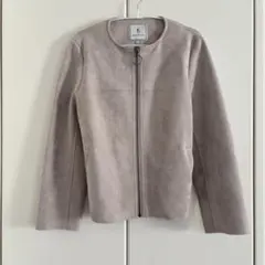 ROPÉ PICNIC ノーカラージャケット 38 薄いグレー