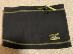 MIZUNO ミズノ ネックウォーマー ブラック/イエロー リバーシブル