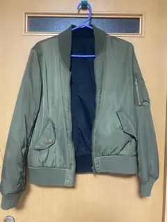 INGNI MA-1 ナイロン製ジャンパー Mサイズ リバーシブル黒・オリーブ