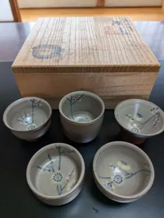佐渡無名異焼赤水釜のお猪口のサムネイル