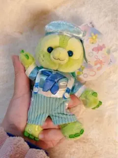 ダッフィー＆フレンズ20周年　カラフルハピネス オルメル　ぬいぐるみバッジ