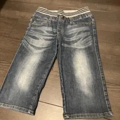 デニムハーフパンツ　160