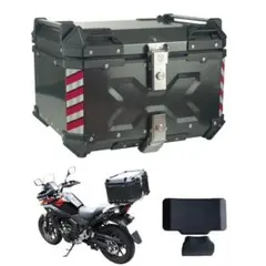 リアボックス バイクリアボックス 45l トップケース ガンメタ 2342 