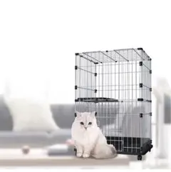 2단 고양이 케이지, 이동식