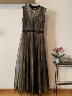 FRAY I.D ドットチュールロングワンピース