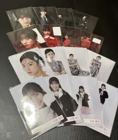 石森璃花　櫻坂46 生写真　unhappy BD　ジャケット　MV 冬服　コンプ