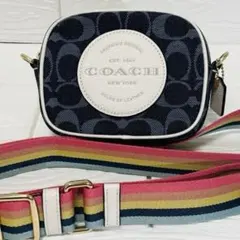 COACHコーチデンプシーカメラバッグデニムシグネチャーc2822 Y2K