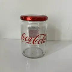 ガラスキャニスター　蓋つき　400ml COCA-COLAロゴのサムネイル