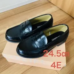 美品⭐︎ローファー ブラック 24.5cm 4E 黒のサムネイル