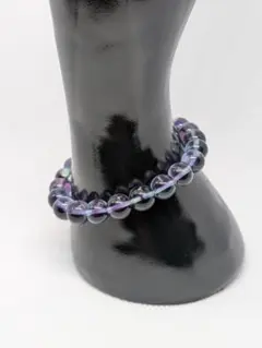 バイカラーフローライトブレスレット 約8.4mm