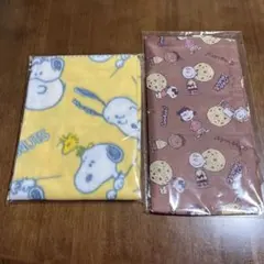 【新品未開封】アオキ × スヌーピー フリースブランケット エコバック2点セット