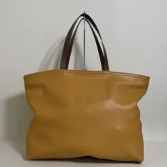 2602-170｜ロエベ トートバッグ レザー ブラウン アナグラム