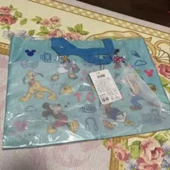 ❤️ミッキー トートバッグ 水色 30.5×42×8cm ディズニー❤️のサムネイル