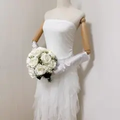 バラ　ウェディングブーケ　クラッチブーケ