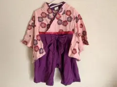 花柄着物スタイル 80サイズ