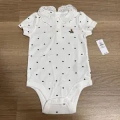 babyGAP 6-12month ハート柄レース襟ロンパース 70cm