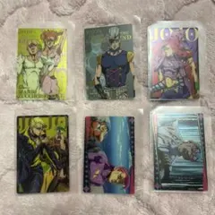 ジョジョの奇妙な冒険 カード 6枚セット