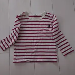 ボーダー長袖Tシャツ 90cm