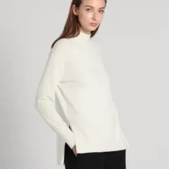 美品✨セオリーリュクス カシミヤ100% モックネック ニット MAYA 人気