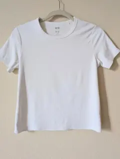 ユニクロ エアリズム ウルトラストレッチ Tシャツ Mサイズ ホワイト