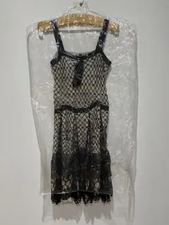 希少超レア【Anna Molinari】フィッシュネット クロシェ