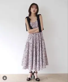ショルダーリボンワンピース - メルカリ