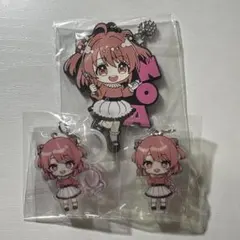 のあ カラフルピーチ キーホルダー 一番くじラバーチャーム アクリルマーカー