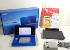 ★動作品★　ニンテンドー3DS 本体 コバルトブルー 箱、説明書、充電器付属