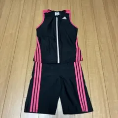 adidas セパレート水着 ブラック ピンク　上下セットのサムネイル