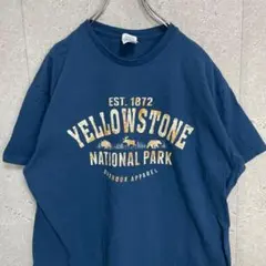 DELTA イエローストーンナショナルパーク　アニマル　Tシャツ L